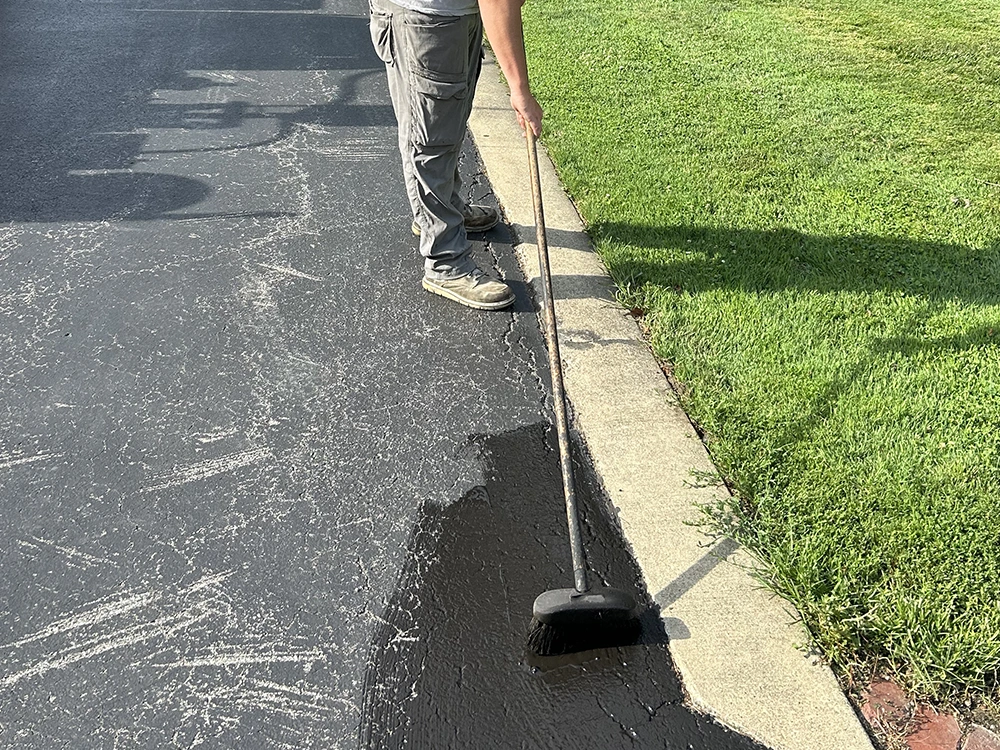 Sealcoat application